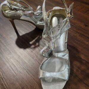 Silver Shimmery Pumps